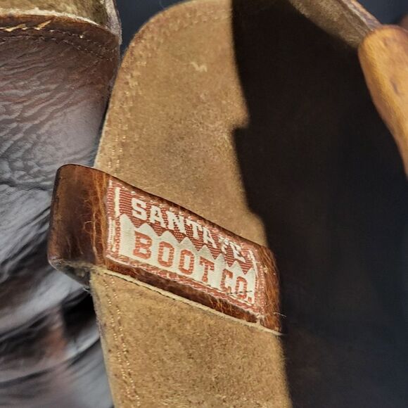 Santa Fe Men's Leather Oil Resistant Work Boots - Picture 5 of 14